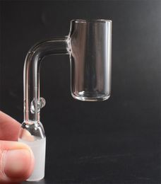 Quartz Enail 4MM thick Bottom With Hook Electronic quartz banger Nail fit 16mm 20mm Heating Coil 10mm 14mm 18mm 90 Degrees for bon8167390