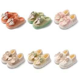 GAI LAYUE Cotton slippers women winter stay at home with thick soles anti slip and warm plush slippers 3713688