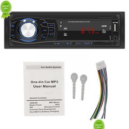 Car Audio New Radio Usb Mp3 Player Stereo Digital 12V In O Usb/Sd Bluetooth Mtimedia Fm Dash With Aux M N6F5 Drop Delivery Automobiles Dhpbg