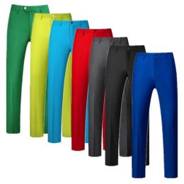 Pants Large Size 6XL Solid Colour Formal Suit Pants Men Business Office Wedding Party Dress Trousers