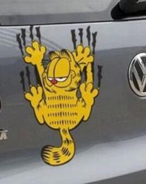 Funny car sticker The cartoon Garfield the reflective stickers9248304