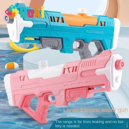 Gun Toys DokiToy Childrens Large Pull Air Pressure Water Gun Wholesale Capacity Long Range Summer Outdoor Water Splashing Festival ToysL2403