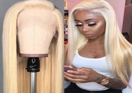 Blonde Lace Front Human Hair Wigs Straight Colored Human Hair Wigs For Black Women Inch Pre plucked Lace Front Wig full1915438