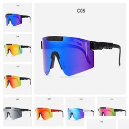 Outdoor Eyewear 2023 Top New Sports Sunglasses Men Polarized Tr90 Material Uva/Uvb Lens Sun Glasses Women Original Fashion Bike Bicycl Dhxyj