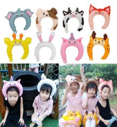 cute little animal headband aluminum foil balloon rabbit frog balloon birthday party decorations kids baby shower toys6917203