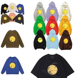 Men's Hoodies Sweatshirts Smiley Face With Sun Pattern Designer Hoodie Mens And Womens Fashion Sportswear Brand Hooded Sweater Draw 626