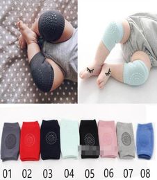 5 Colours Baby Crawling knee pads Kids Kneecaps Cartoon Safety Cotton Baby Knee Pads Protector Children Short Kneepad Baby Leg Warm8209394