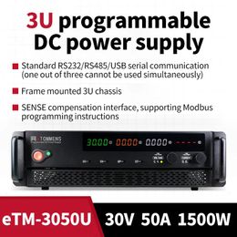 Yüksek Güçlü Programlanabilir Anahtarlama DC Stabilizatör Güç Kaynağının Yaşlanma Testi 3U Programlanabilir DC Güç Kaynağı