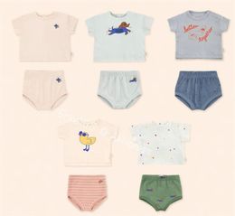 EnkeliBB TC Kids Summer Clothes Sets Super Cute Baby Boy and Girl T Shirt Bloomers Outfit For Cotton Outfits 2108044066737