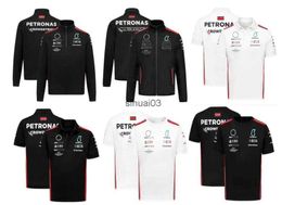 Men's Hoodies Sweatshirts Custom F1 Racing Polo Hoodie - Summer Short Sleeve Breathable Fabric Team Style Design