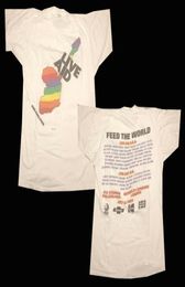 Men039s TShirts Vintage Live Aid 1985 Philadelphia Concert T Shirt Size S 2Xl Limited RareMen039s4562826