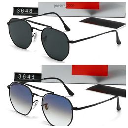 Mens Rao Baa AJ 3648Classic Brand womens Sunglasses bans Luxury Designer Eyewear Bands Metal Frame Designers ray Sun Glasses Woman with box high quality R83H