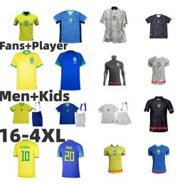 BRAZILS 24 25 soccer jerseys NEYMAR G.JESUS Camisetas de futbol PAQUETA RAPHINHA maillots de foot MARQUINHOS VINI JR brasil RICHARLISON MEN KIDS WOMAN football shirt