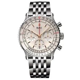 AAA Mens Watch Quartz Hareketi Erkekler İçin Saatler Bilgi Wlwatch 43mm Moda Klasik Kol saatleri Paslanmaz Çelik Kılıf