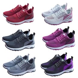 New Spring and Autumn Flying Weaving Sports Shoes for Men and Women, Fashionable and Versatile Running Shoes, Mesh Breathable Casual Walking Shoes non-silp 40
