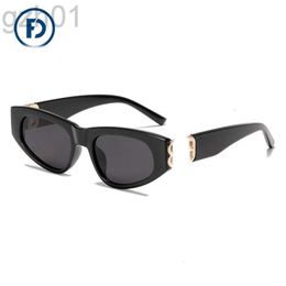 Desginer Balanciaga Sunglasses Personalized Polarized Sunglasses Double b Fashion Sunglasses Cat Eyes Paris Sunshade Family Sunscreen