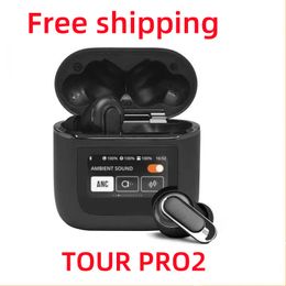 Cell Phone Earphones TOUR PRO 2 ANC True Wireless Earphones Noise Cancelling Bluetooth Headphones TWS Earbuds Small Sports Waterproof Headset