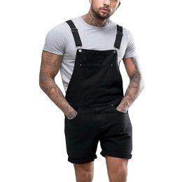 Overalls JAYCOSIN Men's Pants Summer Fashion Men Solid Overall Suspender Pants Man Plus Pocket Jeans Overalls Jumpsuit Casual Streetwear