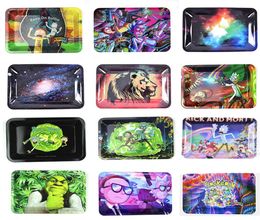 Metal Rolling Tray Herbal Tobacco Smoking Accessories Hand Cigarette Roller 18cm x125cm Storage Plate5304685