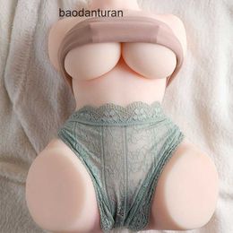 Half body Sex Doll Mens products half physical dolls all silicone real person inverted Aeroplane cups famous tools for male adult sexual pleasure masturbation 5LMC