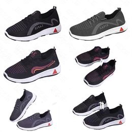 New Soft Sole Anti slip Middle and Elderly Foot Massage Walking Shoes, Sports Shoes, Running Shoes, Single Shoes, Men's and Women's Shoes 37