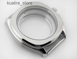 Watch Bands 40mm special scratch proof mineral glass Case For eta 2824 shanghai 2824 ments Accessories Stainless Steel c295T L240307