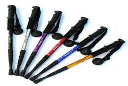 Highstrength aluminum alloy shock absorber Thandle trekking pole cane outdoor hiking camping adventure supplies4927342