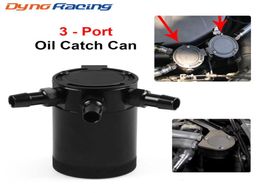 Autoleader Aluminum Baffled Car Oil Catch Can Tank Separator Reservoir Universal Oil Catch Tank Cans 3 Hole5157852