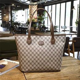 70% Factory Outlet Off Large Capacity Commuter Underarm Women's Textured Letter Printing Color Block Tote Versatile on sale