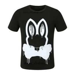 psychological bunny shirt Casual T Shirt Mens Womens Skeleton 2024 New Design Multi Style Men Fashion Designer Tshirt Couple Short Sleeve Size 275