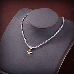 Luxury, designer necklace, crystal, silver with gold pendant necklace, very beautiful, women's jewelry, elegant, high quality, Valentine's Day, Christmas, gift, free shipping