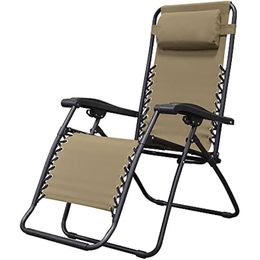 Camp Furniture Caravan Sports Zero Outdoor Portable Folding Cam Lawn Deck Patio Pool Recliner Lounge Chair For Adts Adjustable Headres Dhj8W