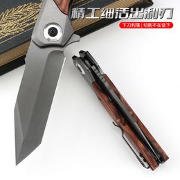 Buy Trendy Outdoor Survival Knife Unique Folding Self Defence Survival Small Self Defence Knife 645498