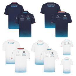 F1 2024 Team Driver T-shirt men's plus size short sleeve quick-drying racing suit