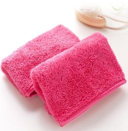 DROP ship 4018cm Super Soft Makeup Remover Towel Reusable Makeup Towel Eraser High QualityTowel Remover Wipes No Need Cleansing O1788670