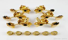 Grover Vintage Guitar Machine Heads Tuners Gold Tuning Pegs without original packaging 8642965