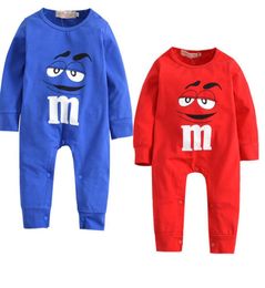 Summer Romper Toddler Baby Infant Boy Clothes Newborn Jumpsuit Long Sleeve Cotton Pajamas 024 Months Rompers Designers Clothes Ki8542969