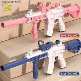 Sand Play Water Fun Gun Toys M416 Automatic Electric Summer Largecapacity Beach Outdoor Fight Swimming Pool Childrens Gifts 230803 Q240307