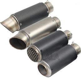 Exhaust Pipe Mgod 51MM 60MM Universal Motorcycle Escape Modified Scooter Muffler SC GP Project With Dirt Bike Pipe18214787