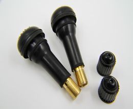 100PCSLOT TR413 Brass Car Valve valves Stem Rims SnapIn Tyre Auto Tyre Tubeless Short Rubber Wheel Accessory9232186