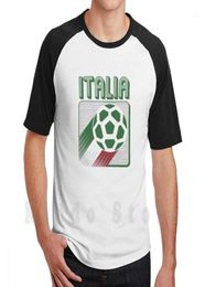 Men039s TShirts Italia T Shirt Sweatshirt For Men Cotton S6xl Soccer Foot Ball Retro1973234