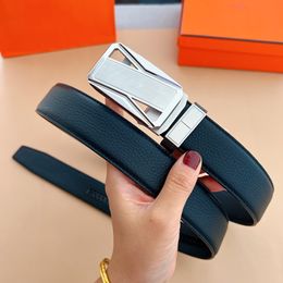 High quality classic designer Belt for women stainless steel H buckle AAA Real leather womens belt Retro Luxury mens belt 90-125cm Reversible belt H225