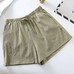 2023 New designer shorts hotty hot shorts Cotton and Linen Shorts for women shorts Summer Outerwear Pants Oversized Three Piece Sports Pants Loose Casual Pants J5IB