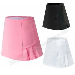 Dresses New Women Badminton Skirts,Quickdry Sports Skirts,Table tennis/Tennis Sportswear Skirts,Hip skirt with safety pants short skirt