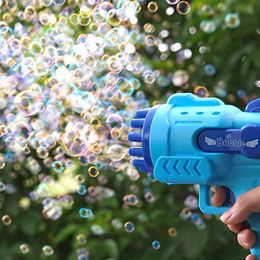 Sand Play Water Fun Leak-proof Electric Soap Bubble Machine Leak-proof and Fan Mode Toy and Fan Mode Design for Summer Children Toys