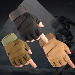 Cycling Gloves Half Finger Tactical CS Special Forces Sports Outdoor Breathable Perspiration Anti-slip Fighting Climbing Fitness