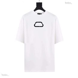 Designer T Shirt Mens Couple Luxury Universal Tee Womens All-match Clothes Washed Simple Fabric Printing White Simple Oversized T-shirt Lock Logo Printed 8127