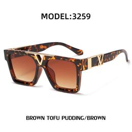 Designer Sunglasses For Women And Men Eyewear Frames Polarised Glasses Gradient Mirror Square 8 Colours Outdoor Sun Shades