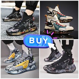 Shoes GAI Outdoors Mans Shoe Hiking Sports Wear-Resistant Training Shoes Sneakers comfortable ventilate high platform white breath running