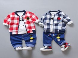 baby clothes boy outfits set outerwear tops tshirts jean pants Baseball sports suit for babies newborn suit baby cloth sets T2319198